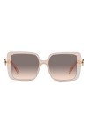 Bvlgari Mixte 0bv8243b 56 55123b Lunettes de Soleil, Opal Pink Striped/Pink Grey Shaded, Taille Unique