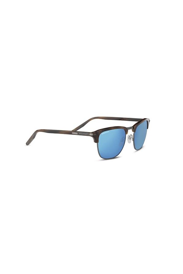 Serengeti ALRAY, Lunettes de Soleil Mixte, Wood Grain Shiny, 55/22/145