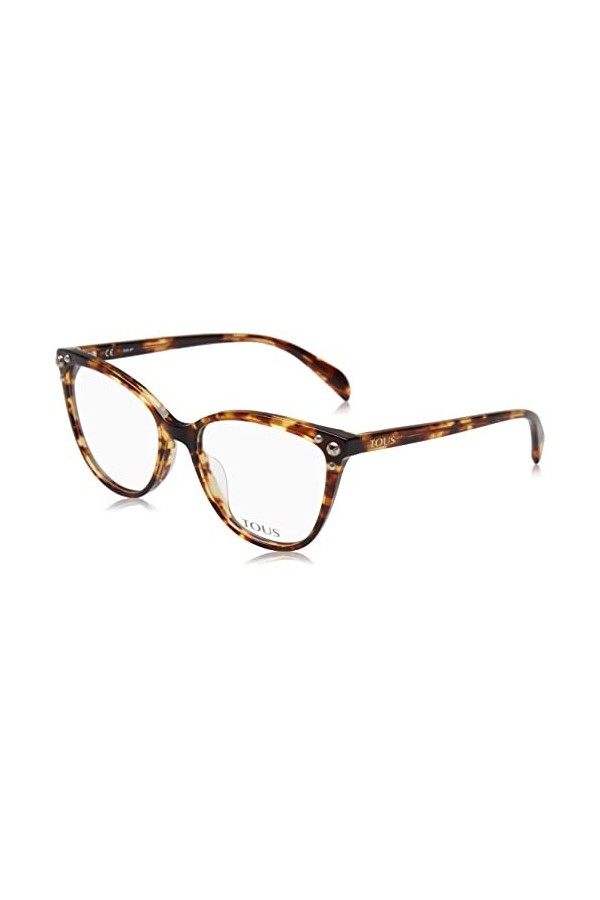 Tous Vtob35s Lunettes de Soleil, Shiny Brown/Yellow Havana, 54 Femme