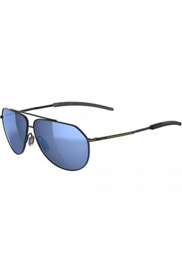 bollé - LIVEWIRE Black Acid Matte – Volt+ Offshore Polarized, Lunettes de soleil, Medium, Mixte Adulte