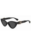 Lunettes de Soleil Moschino MOS142/S Black/Dark Grey 51/20/140 femme
