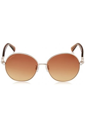 Swarovski SK0359-6032F Sunglasses, Gold, 60 Femme