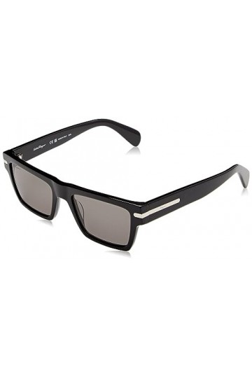 Salvatore Ferragamo Sf1086s Sunglasses, 001 Black, 54 Unisex