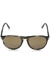 Persol 0Po9649S 1063O3 55 Montures de Lunettes, Noir Spotted Grey Black/Lightbrownmirrorgold , Homme