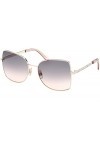 SWAROVSKI Femme SK0369 Lunettes de Soleil, Shiny Rose Gold, 58