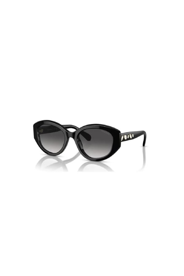Swarovski - Lunettes de soleil en forme dœil de chat SK6008EL, Noir