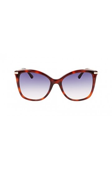 Calvin Klein CK22514S Sunglasses, 220 Brown Havana, L Unisex