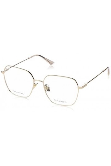 Nina Ricci Vnr310 Lunettes de Soleil, Shiny Total Rose Gold, 53 Femme