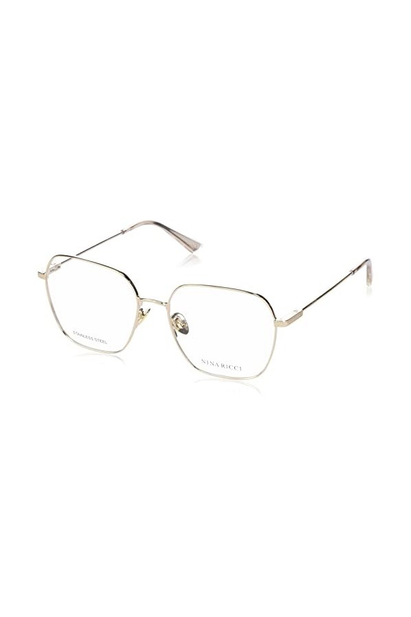Nina Ricci Vnr310 Lunettes de Soleil, Shiny Total Rose Gold, 53 Femme