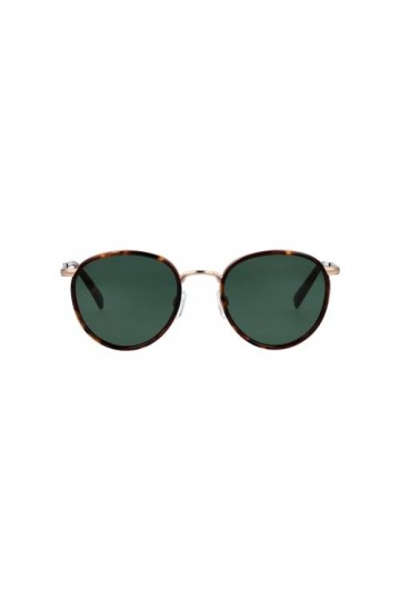 Marc OPolo Lunettes de soleil unisexes 505105 20 - Marron marron/or/vert - Taille 50, marron/doré