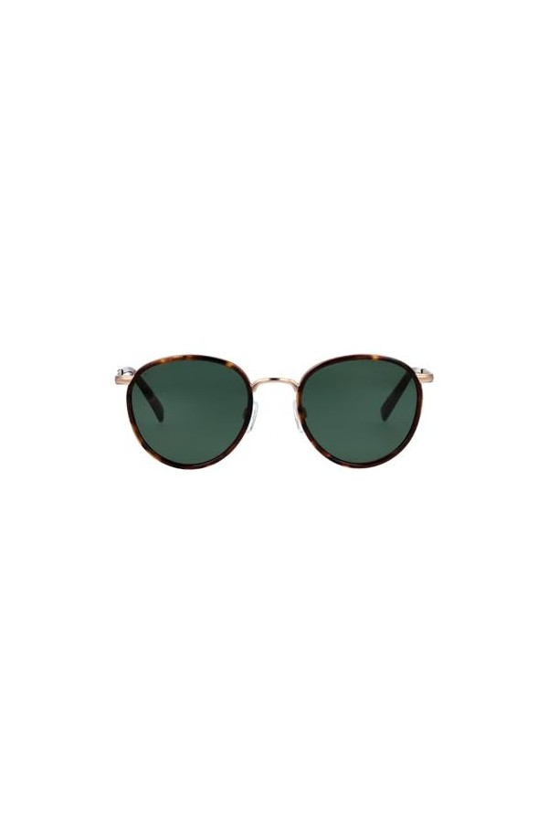 Marc OPolo Lunettes de soleil unisexes 505105 20 - Marron marron/or/vert - Taille 50, marron/doré