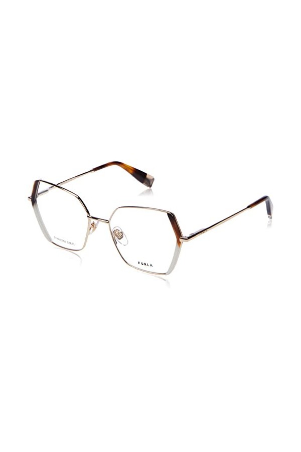Furla Vfu587V Lunettes de Soleil, Or Rose Brillant, 53 Femme