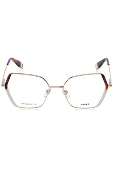 Furla Vfu587V Lunettes de Soleil, Or Rose Brillant, 53 Femme