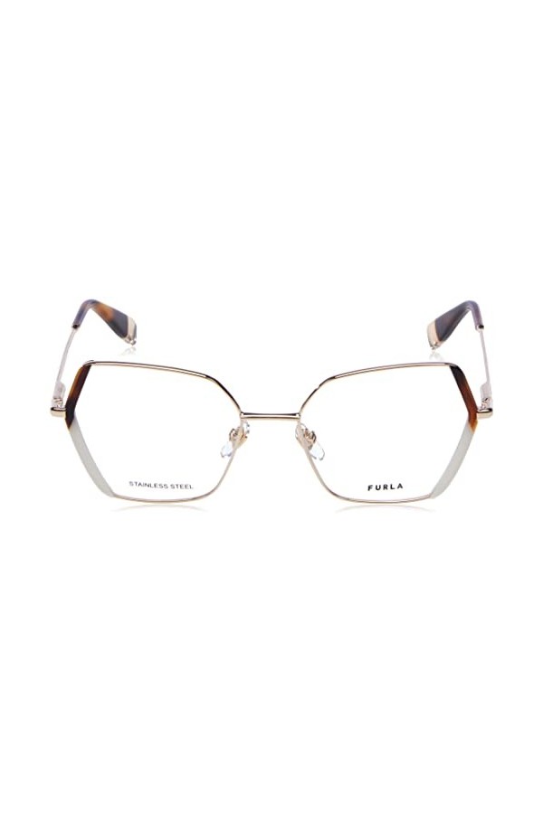 Furla Vfu587V Lunettes de Soleil, Or Rose Brillant, 53 Femme