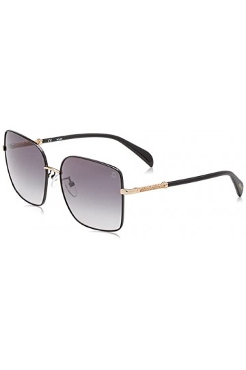 TOUS Sto435 Lunettes de Soleil, Rose Gold W/Black Parts, 58 Femme