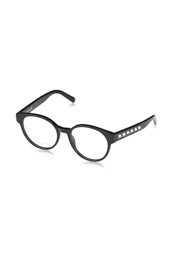 Swarovski Sk5453@50001 Sunglasses, Noir Brillant, 50 Femme