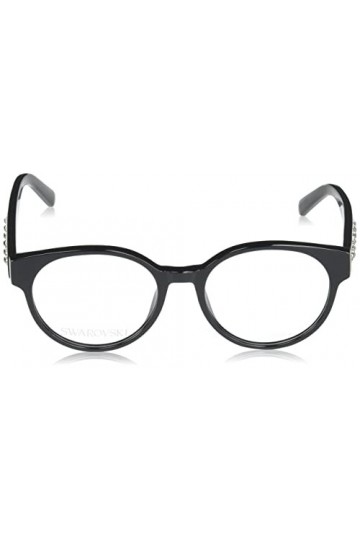 Swarovski Sk5453@50001 Sunglasses, Noir Brillant, 50 Femme