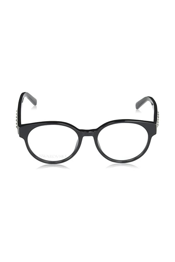 Swarovski Sk5453@50001 Sunglasses, Noir Brillant, 50 Femme