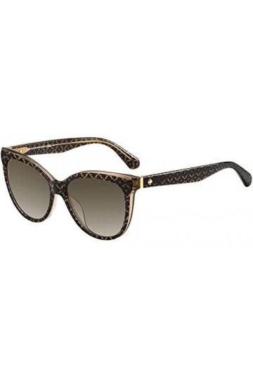 Kate Spade Daesha/s Sunglasses, Brown Pattern, 56 Unisex