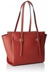 Calvin Klein Marissa Medium Tote, 227, Os, Sacs de plage femme, Brown Henna , 13x25x41 cm W x H L 