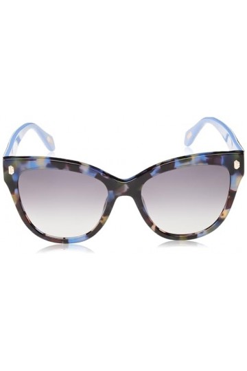 Just Cavalli Sunglasses Sjc043 Brown 55/18/140 Femme Lunettes de Soleil, Marron/Blu Havana