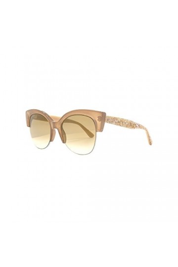 Jimmy Choo RAFFY/S 24 Lunettes de Soleil, Nudeglttnude/BW Brown, 56 Femme