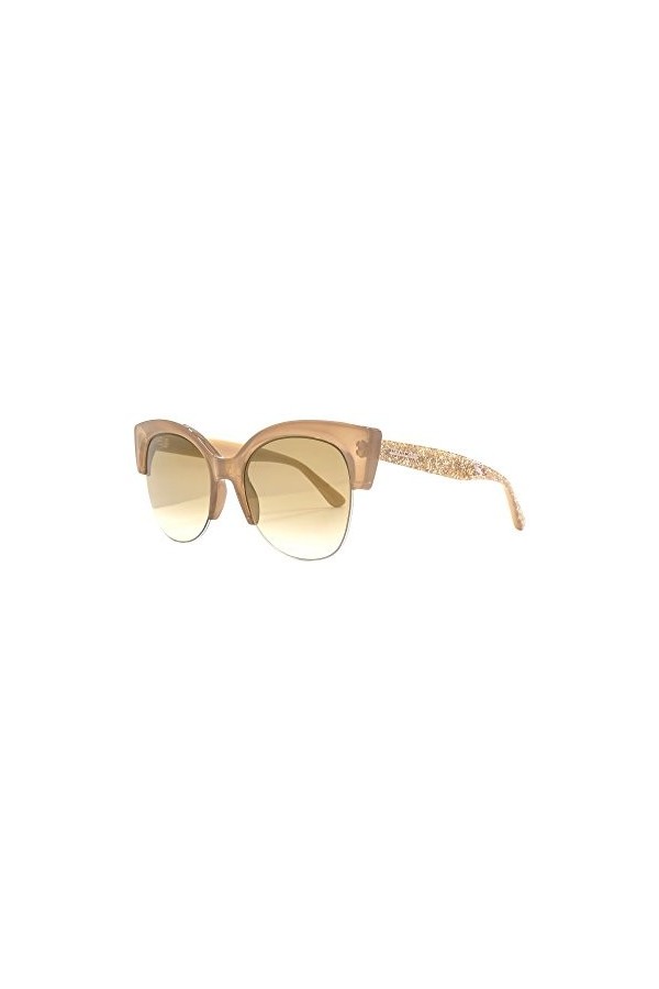 Jimmy Choo RAFFY/S 24 Lunettes de Soleil, Nudeglttnude/BW Brown, 56 Femme