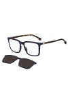 Hugo Boss Lunettes de Soleil BOSS 1492/CS Blue Havana Blue/Brown Folding Clip On 55/18/145 homme
