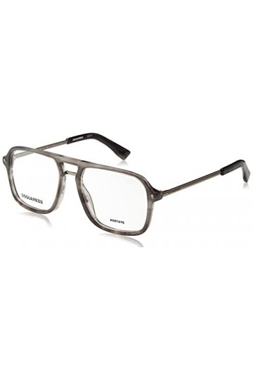 DSquared D2 0055 Lunettes de Soleil, 2w8/17 Corne Grise, 54 cm Mixte