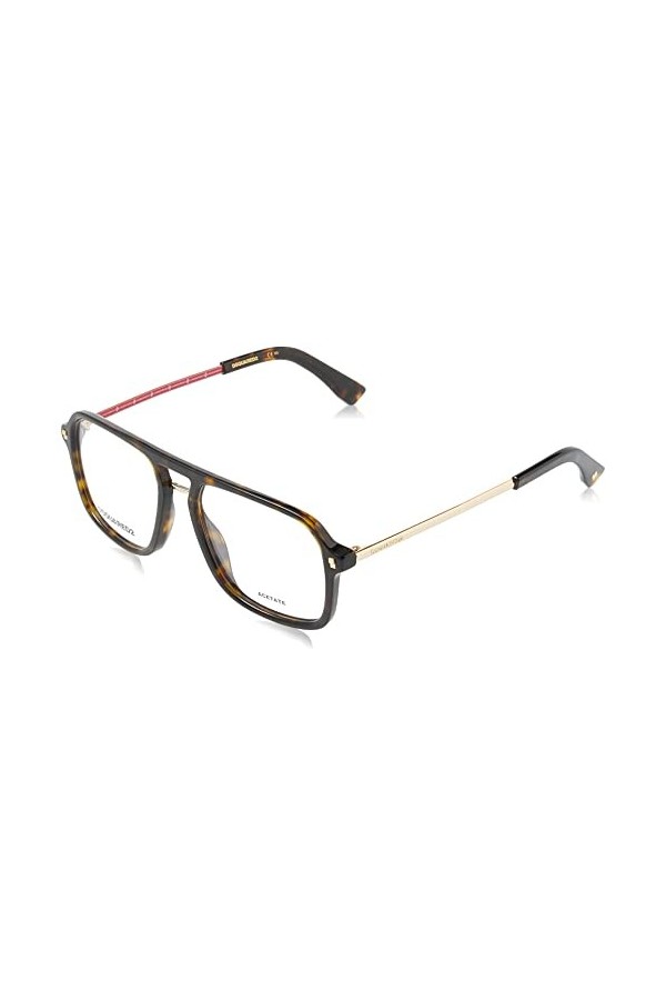 DSquared D2 0055 Lunettes de Soleil, 2w8/17 Corne Grise, 54 cm Mixte