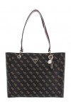 Guess Noel Tote, Bag Women, Le Noir, Taille Unique