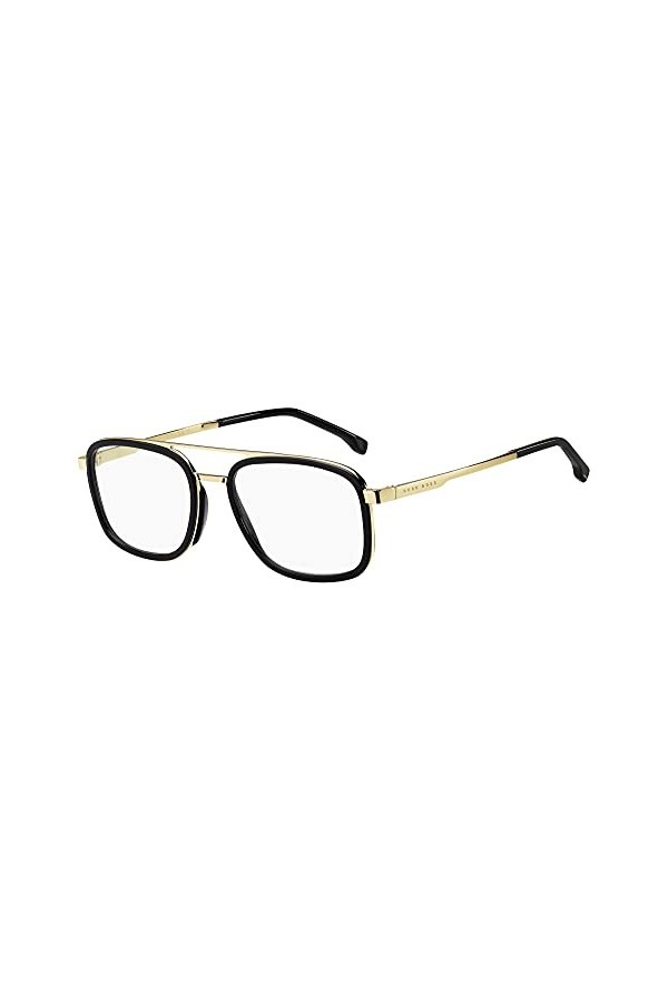 Hugo Boss Boss 1255 Sunglasses, 2M2/19 Black Gold, 54 Unisex