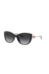 Michael Kors 0MK2127U Lunettes de Soleil, Black/Grey Shaded, 55 Femme
