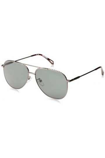 Zadig & Voltaire Sunglasses Szv378 Zadig&Voltaire Total Shiny Gun 58/14/140 Femme Lunettes de Soleil