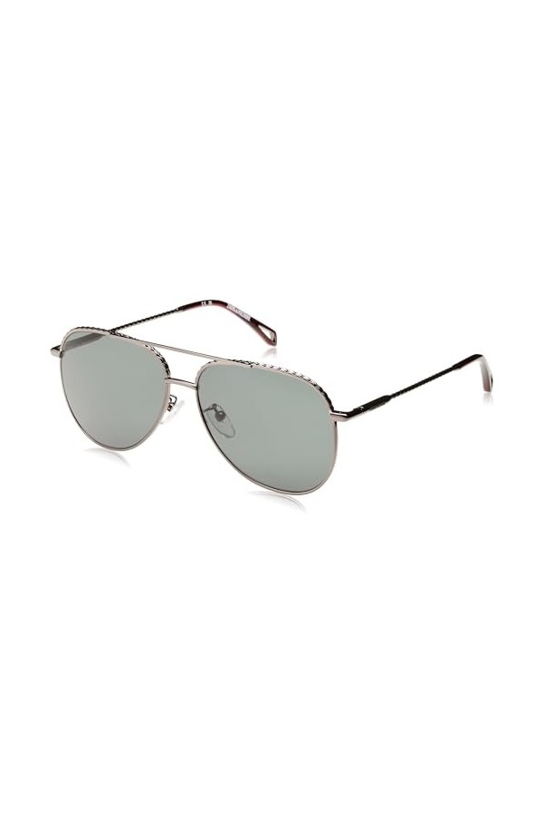 Zadig & Voltaire Sunglasses Szv378 Zadig&Voltaire Total Shiny Gun 58/14/140 Femme Lunettes de Soleil
