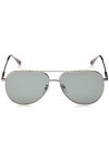 Zadig & Voltaire Sunglasses Szv378 Zadig&Voltaire Total Shiny Gun 58/14/140 Femme Lunettes de Soleil