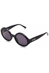 Nina Ricci Snr263 Lunettes de Soleil, Noir Brillant, 53 Femme