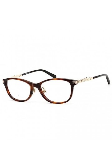 Swarovski SK5356-D Sunglasses, Dark Havana, 54 Femme