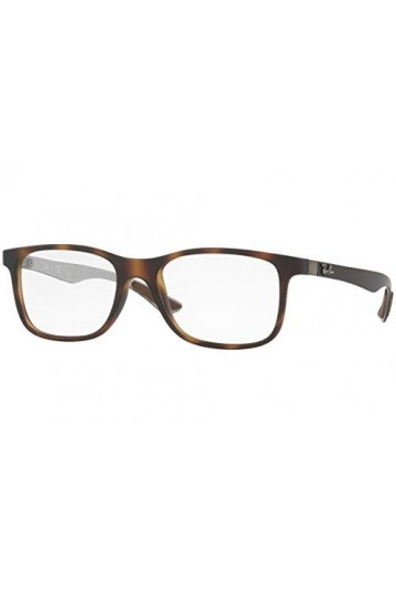 Ray-Ban 0RX 8903 5200 53 Lunettes de Soleil, Marron Matte Havana , Homme