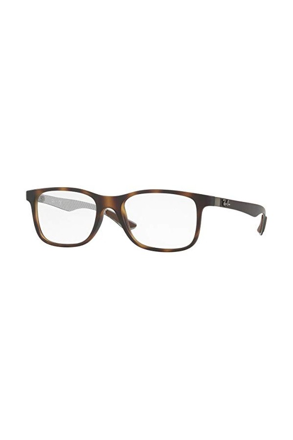 Ray-Ban 0RX 8903 5200 53 Lunettes de Soleil, Marron Matte Havana , Homme