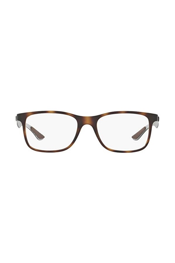 Ray-Ban 0RX 8903 5200 53 Lunettes de Soleil, Marron Matte Havana , Homme