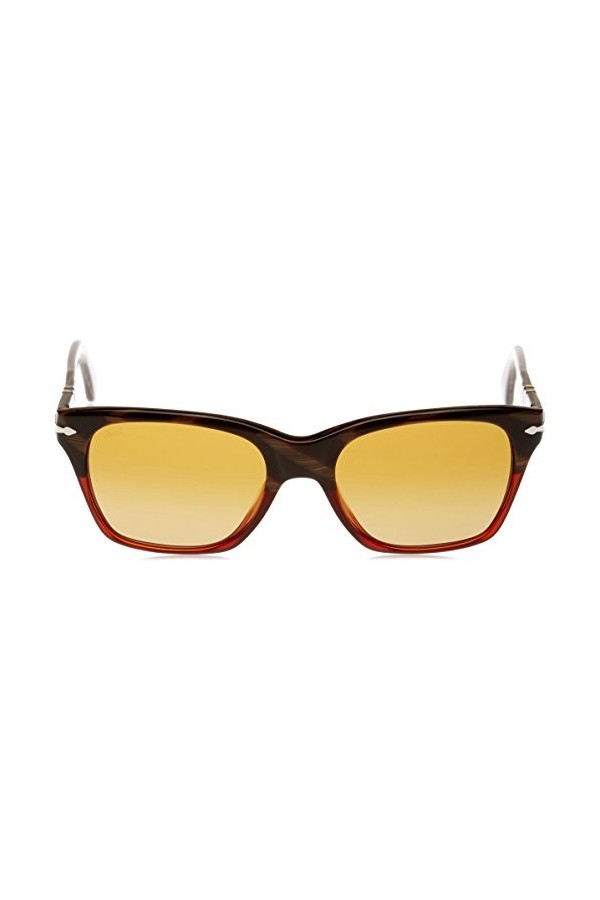 Persol 0Po3027S 953/85 53 Montures de Lunettes, Rouge Dark Horn Red/Crystal Brown Shaded , Femme