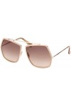 MaxMara ELSA4 Lunettes de Soleil, Beige Horn, 64/14/130 Femme