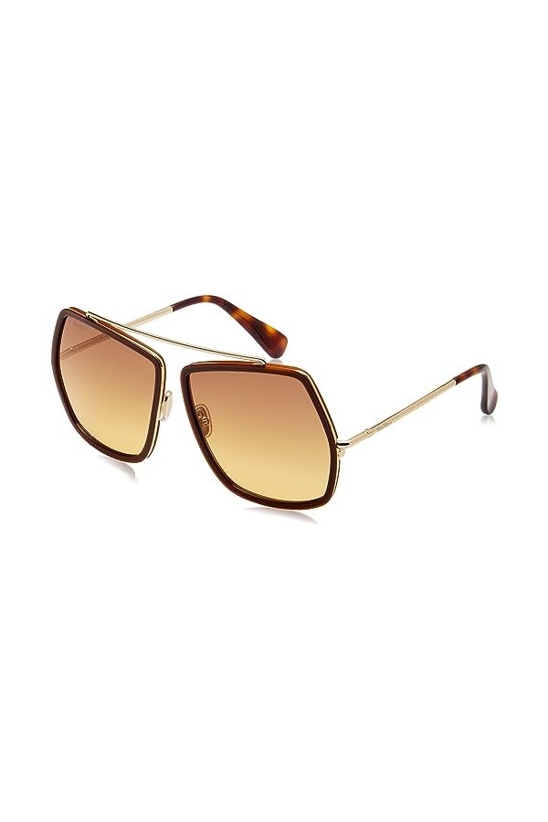 MaxMara ELSA4 Lunettes de Soleil, Beige Horn, 64/14/130 Femme