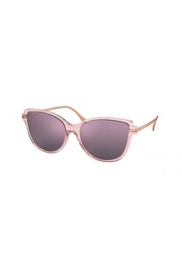 Michael Kors Mod. 3527 Lunettes de Soleil, Rose Transparent, 210 Unisex