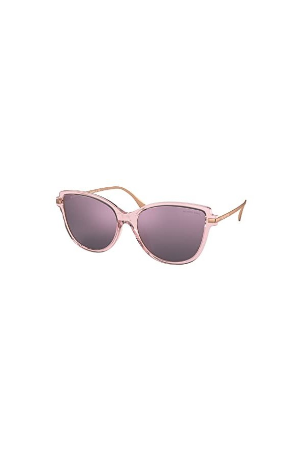 Michael Kors Mod. 3527 Lunettes de Soleil, Rose Transparent, 210 Unisex