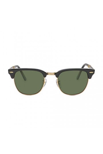 DiploLens Lunettes de soleil polarisées pliables classiques UV400 100 % protection pour homme et femme conduite , Noir, 51mm