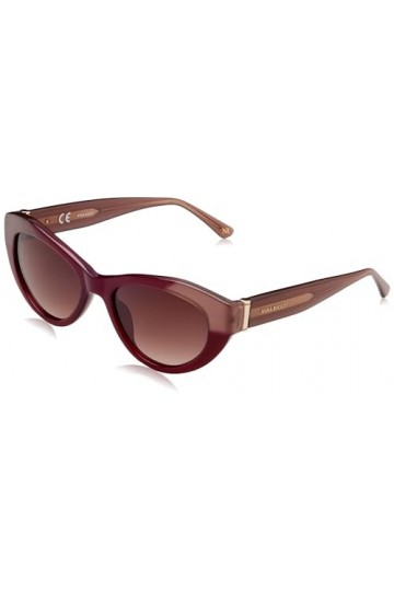 Nina Ricci Snr261 Lunettes de Soleil, Bordeaux Brillant, 53 Femme