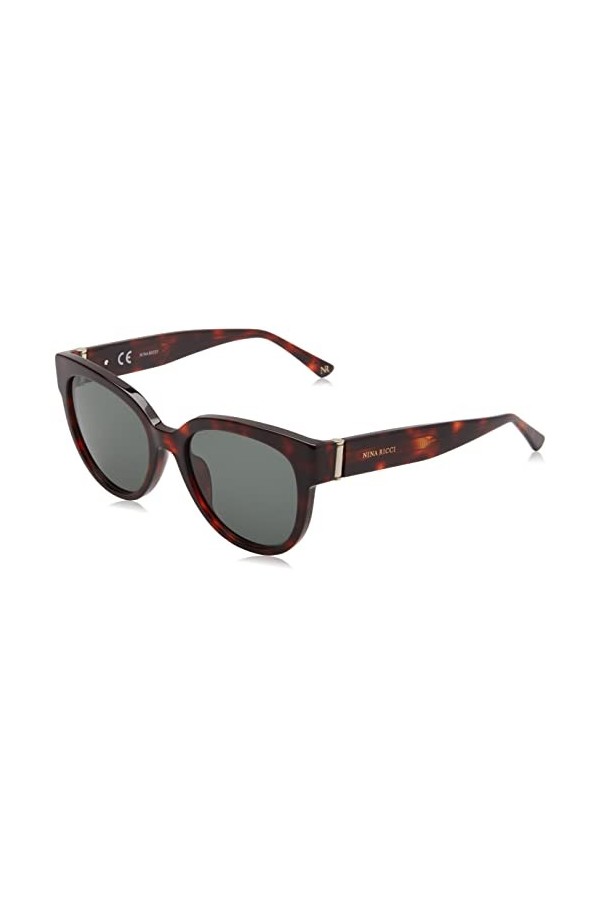 Nina Ricci Snr261 Lunettes de Soleil, Bordeaux Brillant, 53 Femme