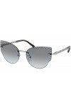 Michael Kors 0mk1058b Lunettes de Soleil, Silver/Grey Shaded, One Size Femme